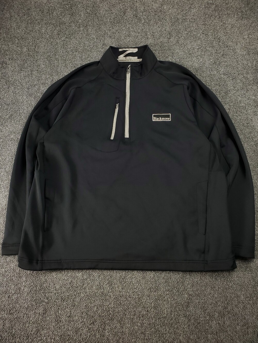 Zero Restriction Tour Series Quarter Zip Pullover 2XL Black Golf Blackstone